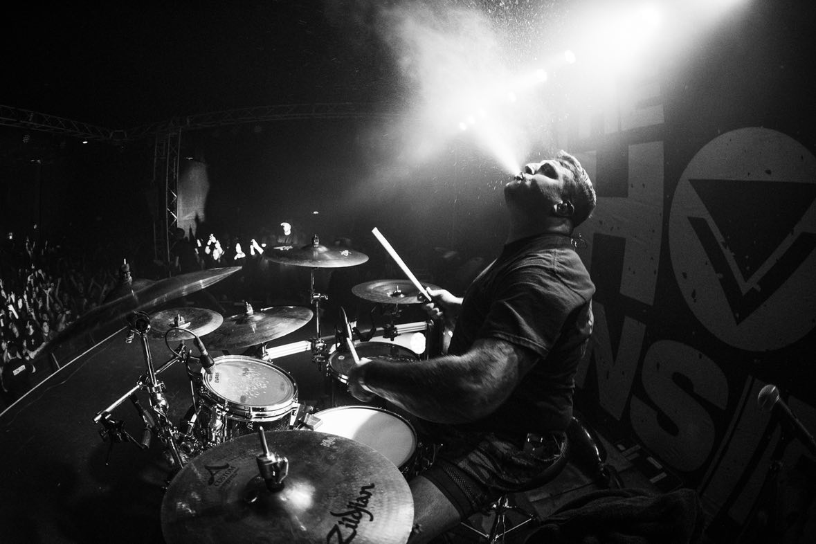 Andrew Tkaczyk, drummer for The Ghost Inside